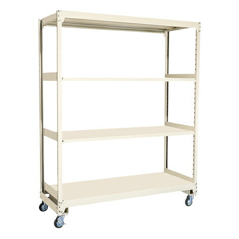 【送料都度見積 】中量キャスターラックMKKW型(ゴム車・4輪自在キャスター) MKKW-1144G 198632 ※法人向け 個人宅配送不可