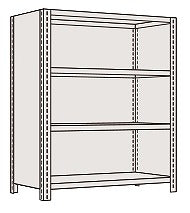 【送料都度見積 】物品棚LE型(120kg/段・高さ1200mm・4段タイプ) LWE8744 203941 ※法人向け 個人宅配送不可