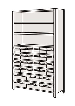 【送料都度見積 】物品棚LEK型樹脂ボックス LEK1110-30T 204281 ※法人向け 個人宅配送不可