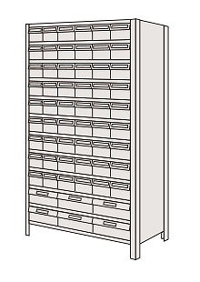 【送料都度見積 】物品棚LEK型樹脂ボックス LWEK1112-60T 206138 ※法人向け 個人宅配送不可