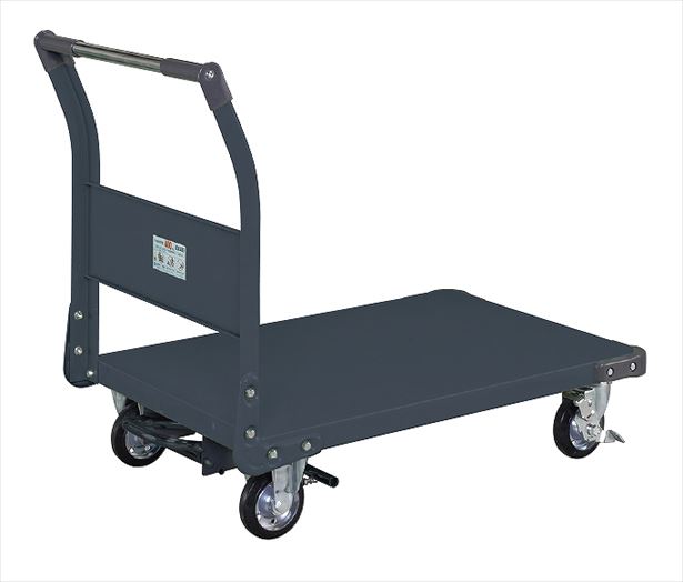 特製四輪車(400kgタイプ・フットブレーキ付) TAN-55BRD 211185 ※法人向け 個人宅配送不可