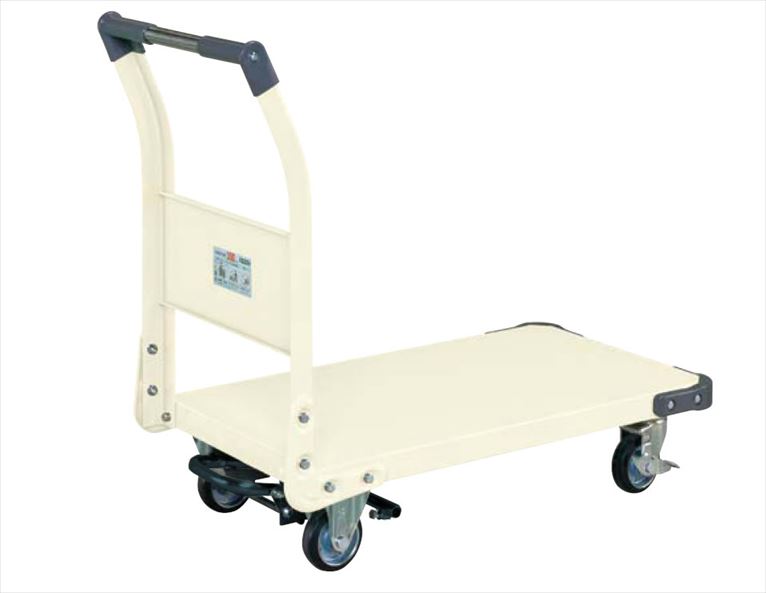 特製四輪車(300kgタイプ・フットブレーキ付) TAN-22BRI 211222 ※法人向け 個人宅配送不可