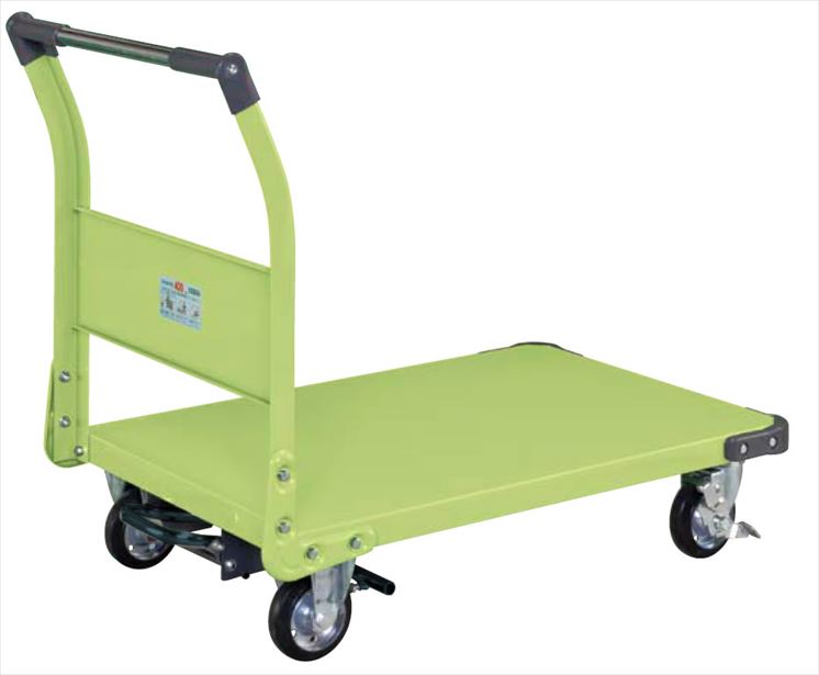 特製四輪車(400kgタイプ・フットブレーキ付) TAN-55BR 211225 ※法人向け 個人宅配送不可