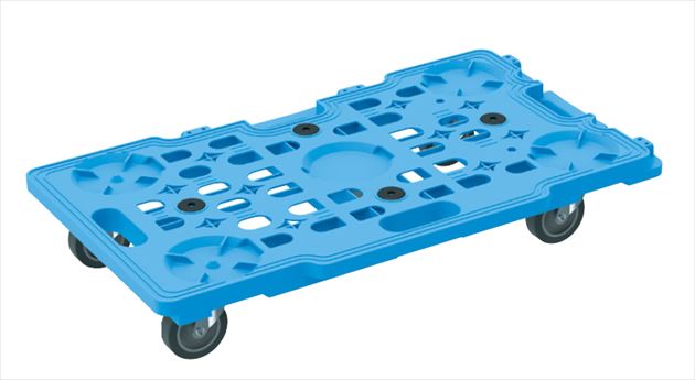 【要送料】 サカエメッシュキャリー(五輪車仕様)自在5タイプ SCR-M700EB 211494 ※法人向け 個人宅配送不可