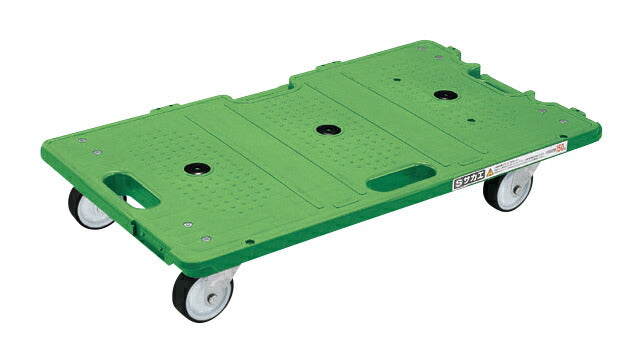 【要送料】 サカエ連結キャリー(4輪自在タイプ) SCR-700SG 211524 ※法人向け 個人宅配送不可