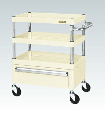 CSパールワゴン(中量タイプ・引出し付) CSP-6073CI 324362 ※法人向け 個人宅配送不可