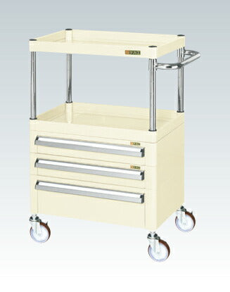 CSパールワゴン(中量タイプ・引出し付) CSP-6082A2CNUI 324485 ※法人向け 個人宅配送不可