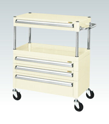 CSパールワゴン(中量タイプ・引出し付) CSP-6081A3CI 324502 ※法人向け 個人宅配送不可