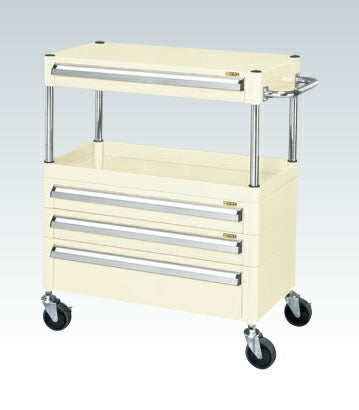 CSパールワゴン(中量タイプ・引出し付) CSP-6081A3CSEI 324508 ※法人向け 個人宅配送不可