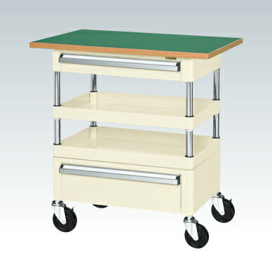 CSパールワゴン(中量タイプ・引出し・天板付) CSP-7572ACTFI 324572 ※法人向け 個人宅配送不可