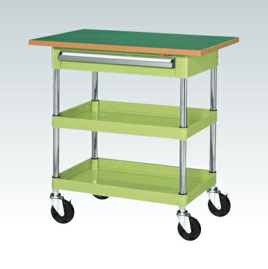 CSパールワゴン(中量タイプ・引出し・天板付) CSP-7582ATF 324591 ※法人向け 個人宅配送不可