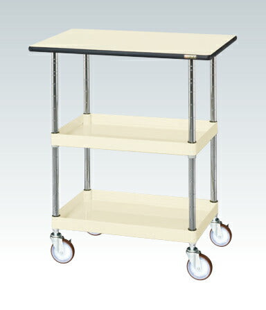 CSパールワゴン(中量タイプ・天板付) CSP-7582TPNUI 324667 ※法人向け 個人宅配送不可