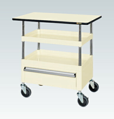 CSパールワゴン(中量タイプ・引出し・天板付) CSP-9082CTPSEI 324718 ※法人向け 個人宅配送不可