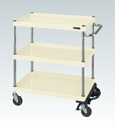 CSパールワゴン(中量タイプ・フットブレーキ付) CSP-1283BRI 325314 ※法人向け 個人宅配送不可