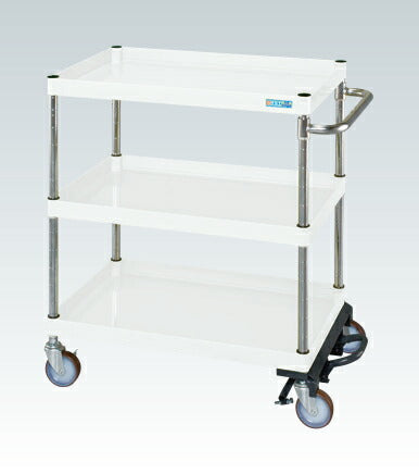 CSパールワゴン(中量タイプ・フットブレーキ付) CSP-6083BRNUW 325424 ※法人向け 個人宅配送不可