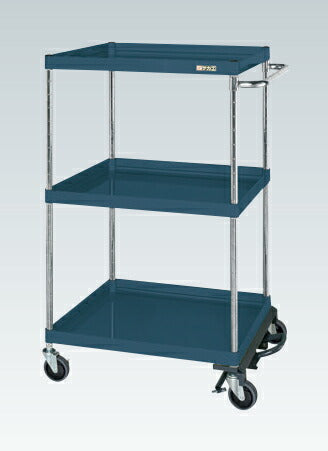 CSパールワゴン(中量タイプ・フットブレーキ付) CSP-75123BRSED 326036 ※法人向け 個人宅配送不可