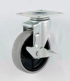 【要送料】 サカエオリジナルキャスター SSJ-125GUS 712317 ※法人向け 個人宅配送不可