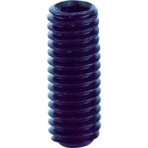 TRUSCO 六角穴付止めねじ 平先 黒染め M3×3 80本入 B63-0303