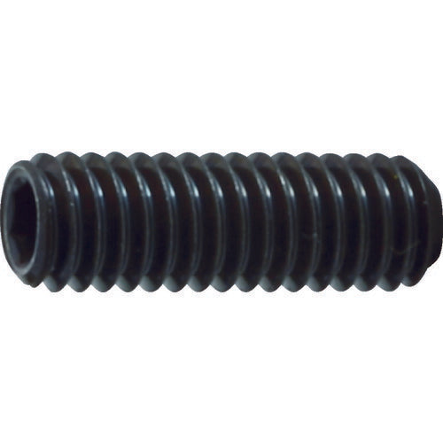 TRUSCO 六角穴付止めねじ 平先 黒染め M4×8 80本入 B63-0408