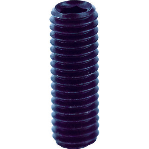 TRUSCO 六角穴付止めねじ 平先 黒染め M5×4 50本入 B63-0504