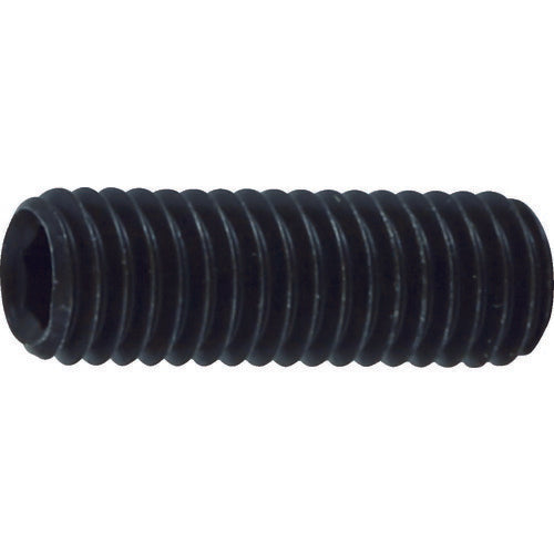 TRUSCO 六角穴付止めねじ 平先 黒染め M5×16 40本入 B63-0516