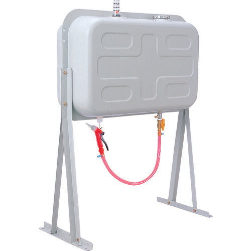 DAIKEN 屋外用ホームタンク 95型 スチール製 壁寄せスライドタイプ 小出しガン・ホース付き HT95NVG