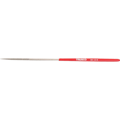 TRUSCO ダイヤモンドヤスリ 鉄工用#140 角 1本入 全長170mm(12本組サイズ) GK-12-K