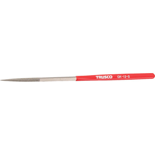 TRUSCO ダイヤモンドヤスリ 鉄工用#140 三角 1本入 全長170mm(12本組サイズ) GK-12-S