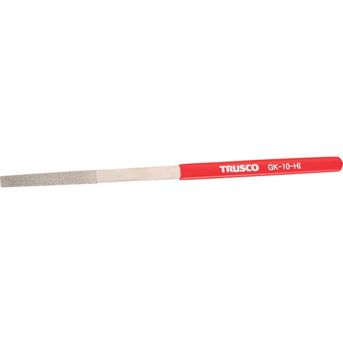 TRUSCO ダイヤモンドヤスリ 鉄工用#140 平 1本入 全長185mm(10本組サイズ) GK-10-HI