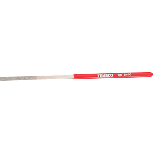 TRUSCO ダイヤモンドヤスリ 鉄工用#140 平 1本入 全長170mm(12本組サイズ) GK-12-HI