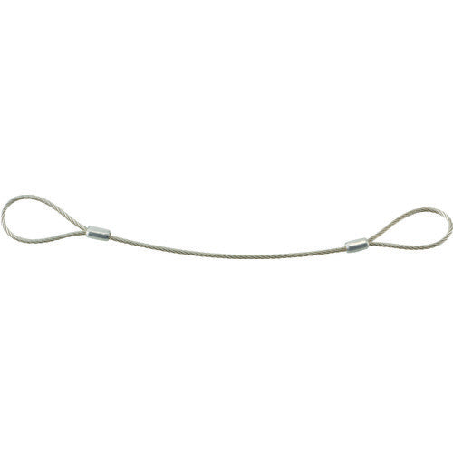 TRUSCO オールステンレスカットワイヤ 3.0ΦX300mm 両端アイ加工 SCW300-30