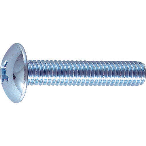 TRUSCO トラス頭小ねじ ユニクロ 全ネジ M5×12 110本入 B04-0512