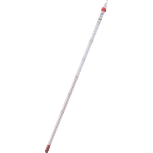 佐藤 アルコール棒状温度計 0~50℃ 30cm (0220-00) 0220-00