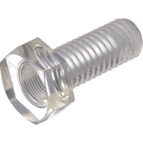 TRUSCO ポリカーボネート(PC) 六角ボルト M4X12 50本入 BPC-BTM4X12