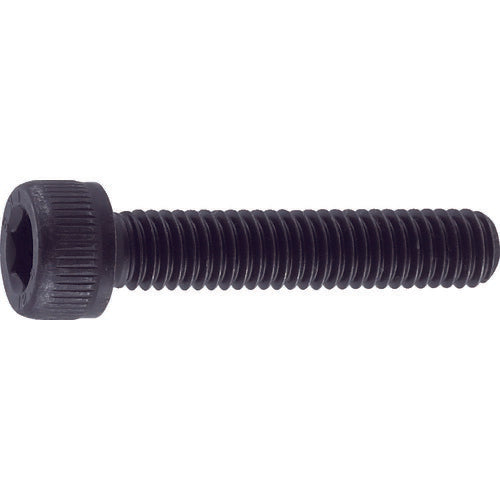 TRUSCO 六角穴付ボルト 黒染め 全ネジ M2×3 31本入 /キャップボルト(CAP) B30-0203