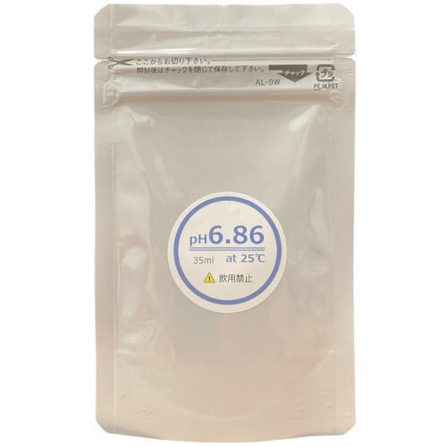 【送料・納期都度見積】 佐藤 中性りん酸塩pH標準液6.86 35ml 5PK入り1袋(6402-30) 6402-30