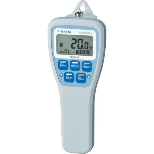 【送料・納期都度見積】 佐藤 防水型無線温度計SK-270WP-B 指示計のみ(8078-62) 8078-62
