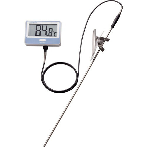 佐藤 壁掛型防水デジタル温度計SK-100WP(指示計のみ)(8050-00) SK-100WP