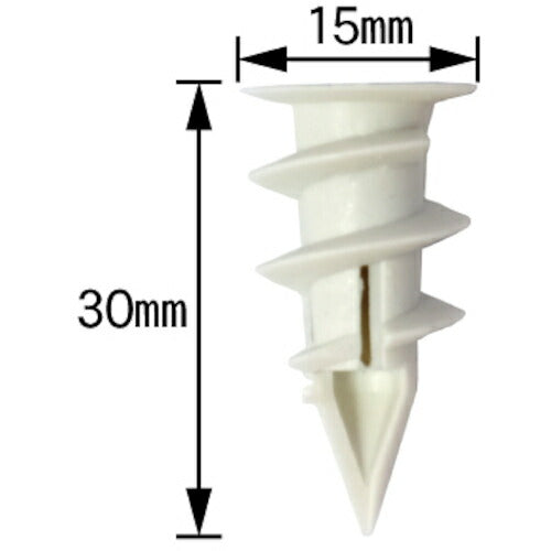 ダンドリビス 石こうボード壁用強力アンカー かべピタ30(10入)ブリスターパック P-KBX30X-10