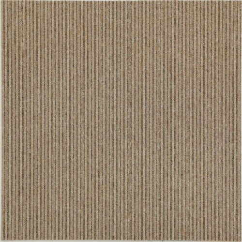 大島屋 【一時受注停止】 タイルカーペット 50x50cm ストライプアイボリー KT-302S