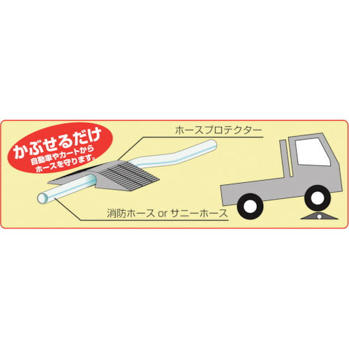 岩崎製作所 車両対応 ゴム製 ホース保護カバー ホースプロテクター (ホースブリッジ) 02HP075R