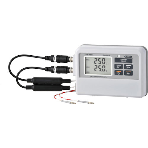 【送料・納期都度見積】 佐藤 2ch温度ロガー(Ptセンサタイプ)SK-L753指示計のみ(8850-00) SK-L753