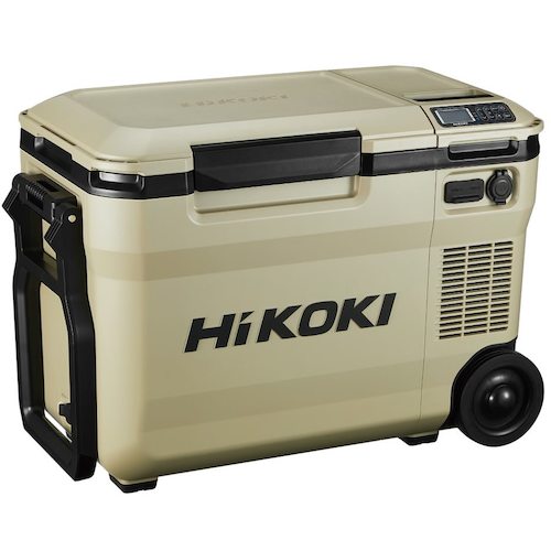 HiKOKI 18V-14.4V コードレス冷温庫大容量サイズ25L サンドベージュ マルチボルトセット品 UL18DBA-WMBZ