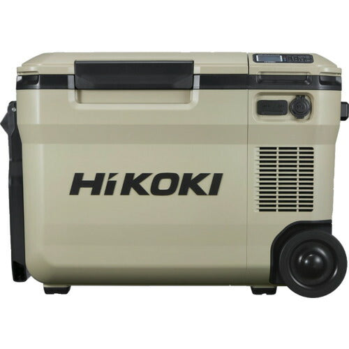 HiKOKI 18V-14.4V コードレス冷温庫大容量サイズ25L サンドベージュ マルチボルトセット品 UL18DBA-WMBZ