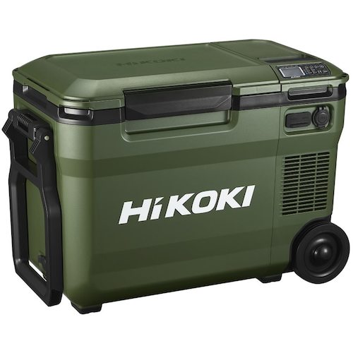 HiKOKI 18V-14.4V コードレス冷温庫大容量サイズ25L フォレストグリーン マルチボルトセット品 UL18DBA-WMGZ