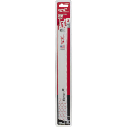 milwaukee TORCH金工用レシプロソーブレード 10TPI 305mm(5本パック) 48-00-5714
