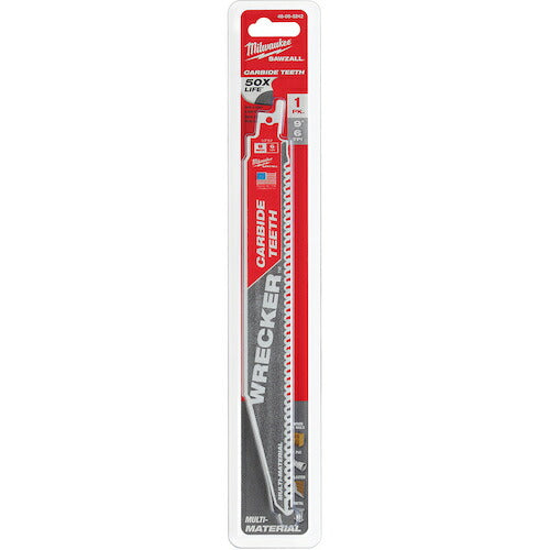 milwaukee WRECKER 解体用カーバイドレシプロソーブレード 6 TPI 229mm(1本) 48-00-5242