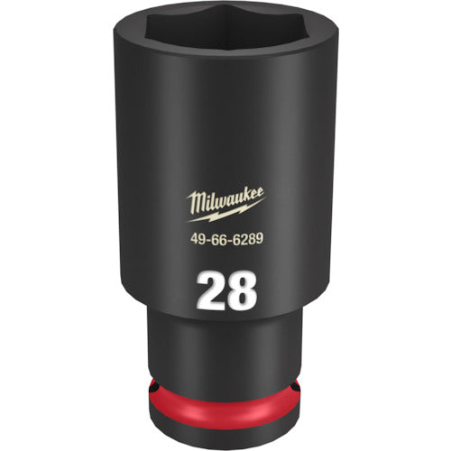milwaukee SHOCKWAVE IMPACT DUTY ディープインパクトソケット 1/2インチ(12.7mm)角 28mm 49-66-6289