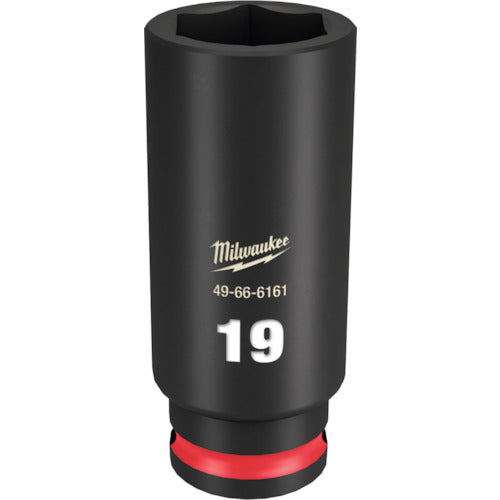 milwaukee SHOCKWAVE IMPACT DUTY ディープインパクトソケット 3/8インチ(9.5mm)角 19mm 49-66-6161