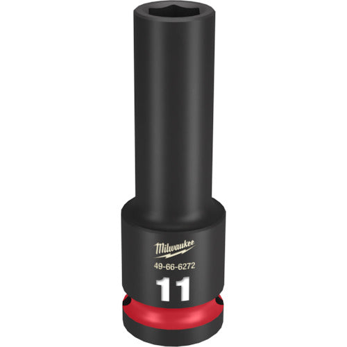 milwaukee SHOCKWAVE IMPACT DUTY ディープインパクトソケット 1/2インチ(12.7mm)角 11mm 49-66-6272